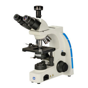 Laboratoryjny trójokularowy mikroskop metalurgiczny LM-302 ze szkiełkiem analitycznym