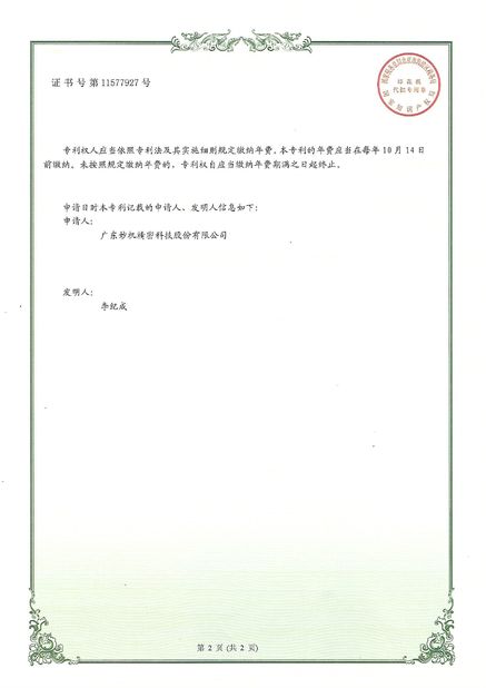 Chiny Leader Precision Instrument Co., Ltd Certyfikaty